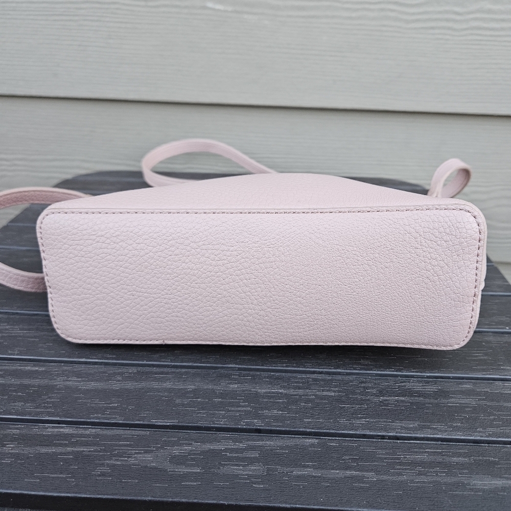 Ralph Lauren Andover Light Pink Crossbody Bag Small Mini Purse Long Strap - Picture 8 of 16